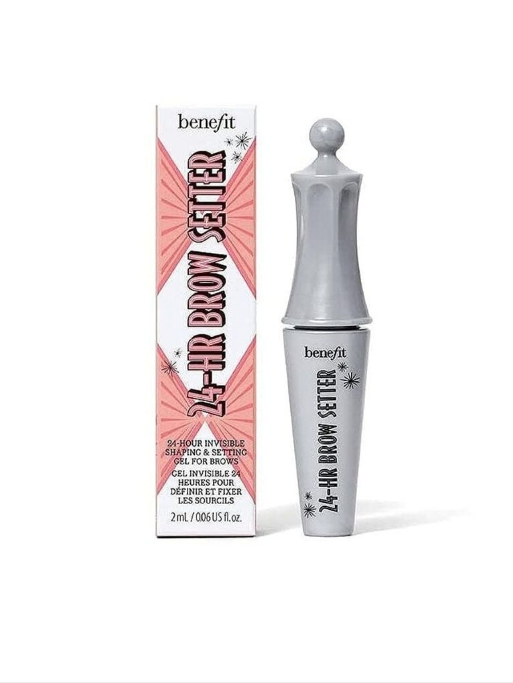 🆕 Benefit Cosmetics 24-HR Brow Setter Clear Brow Gel Lamination Effect 2ml NIB